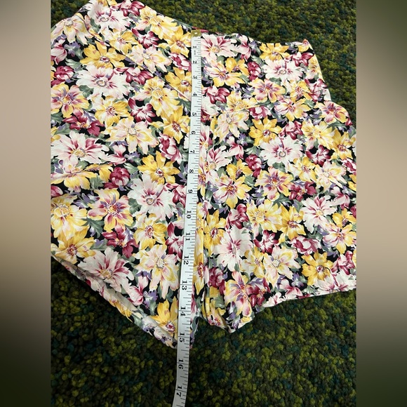 Vintage 1990s Flowy Floral Skort Size XS - Picture 10 of 12